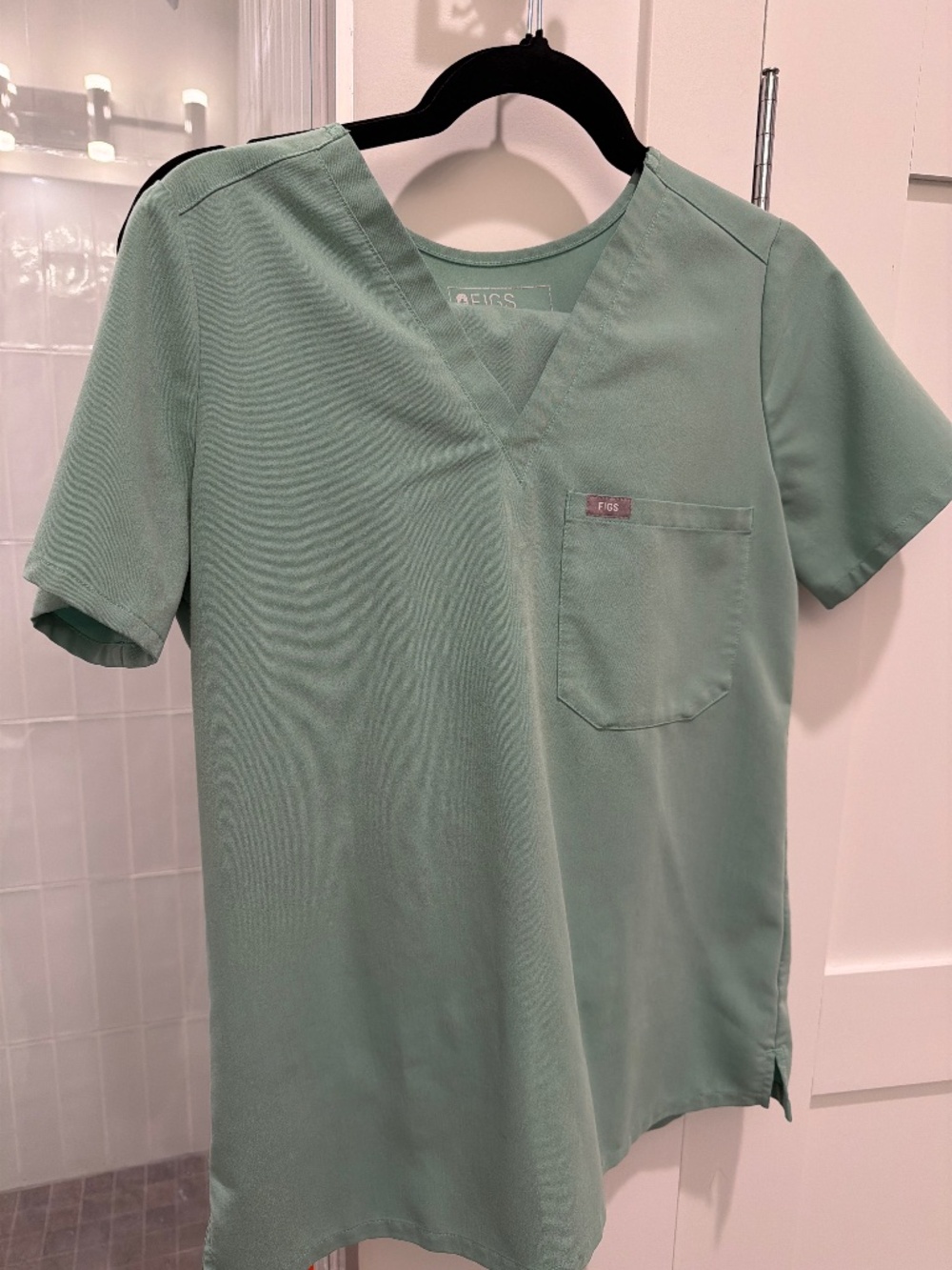 Figs scrub set mint green